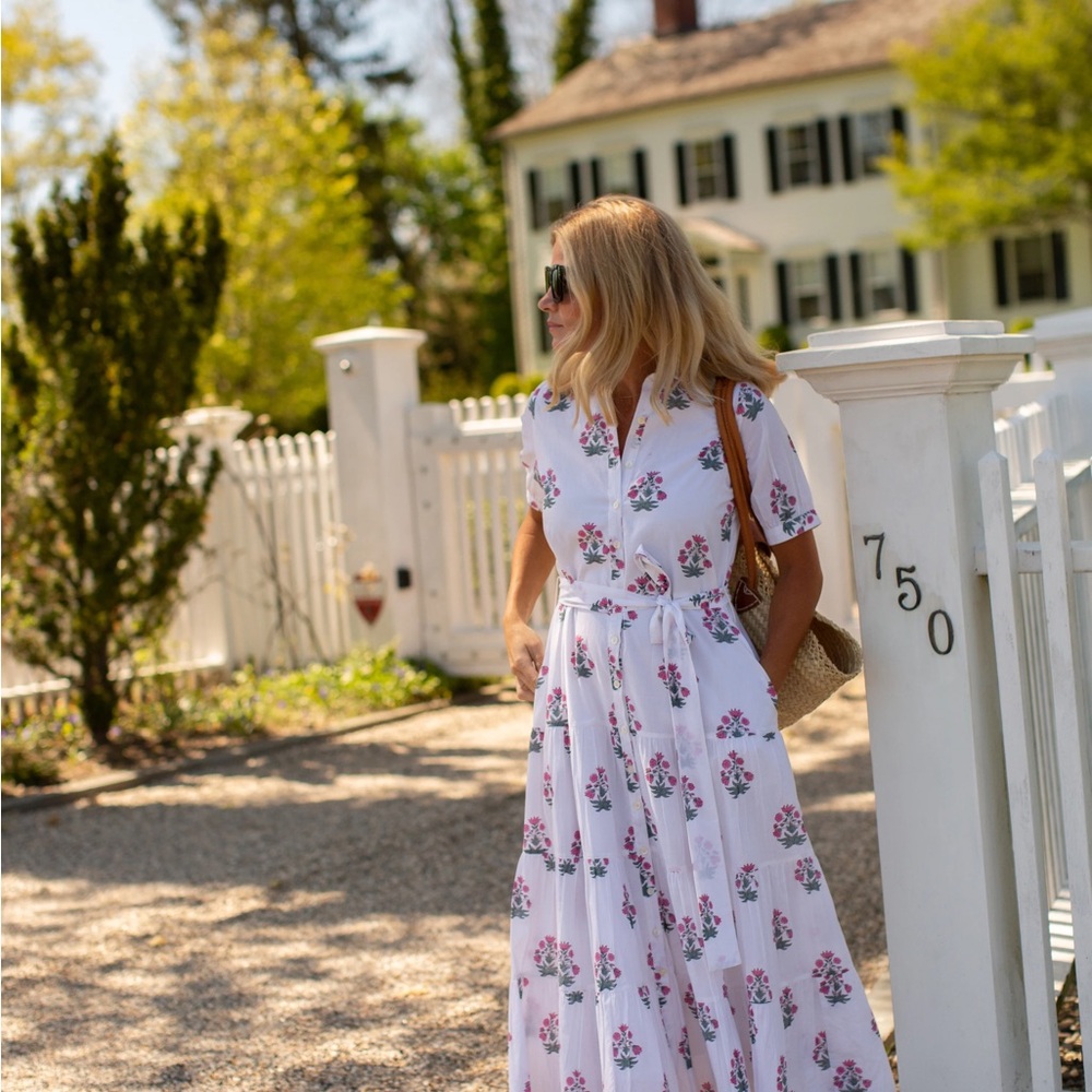 Marea beach rose floral dress, never worn size small